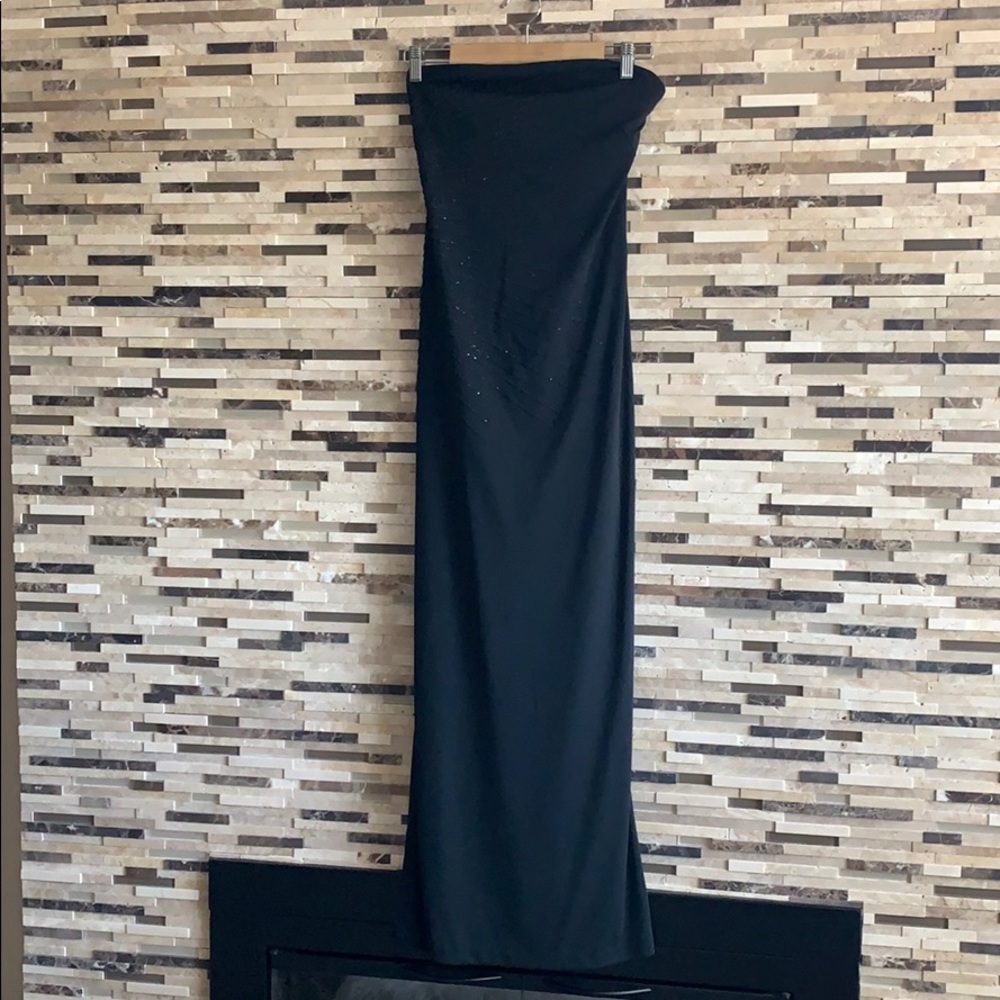 Express maxi strapless dress size 2